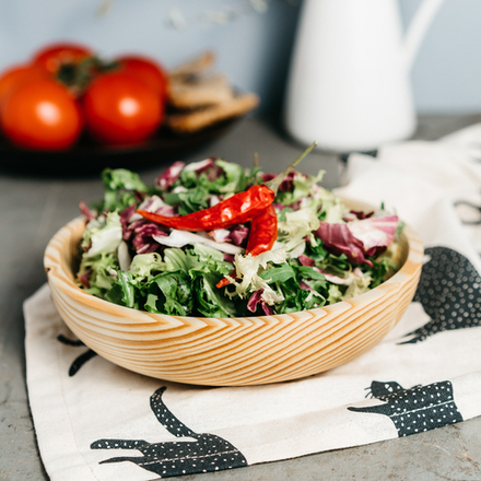 Тарелка Art of Siberia из древесины пихты, 18 см. T84