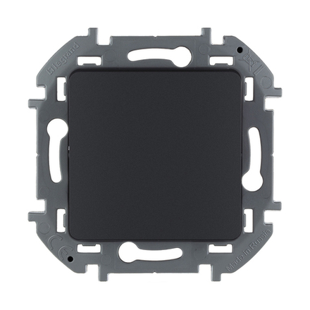 Переключатель одноклавишный Legrand Inspiria 673653 10 AX 250 В антрацит