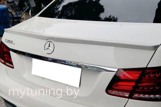 Лип спойлер V.1 для Mercedes E class W212 2009-2016 Sedan