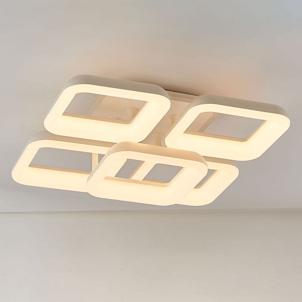 Citilux Паркер Смарт CL225A250E RGB Умная люстра Белая