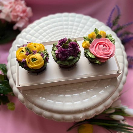 Шоколадные горшочки "Цветочные мечты"