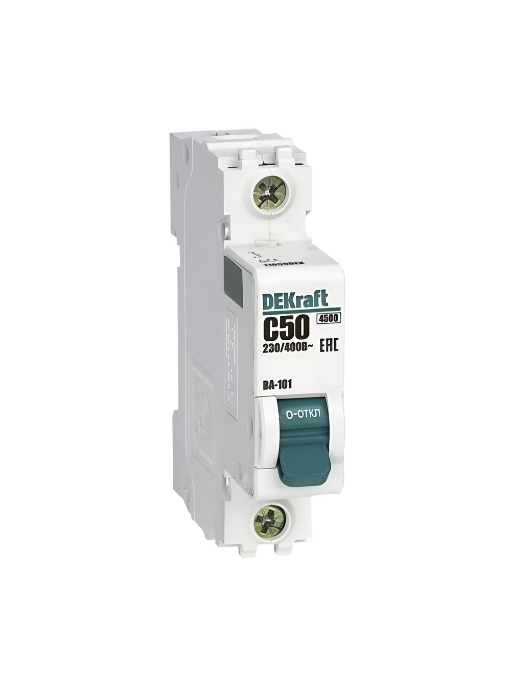 Автоматический выключатель DekRaft ВА-101 1п 50А С
