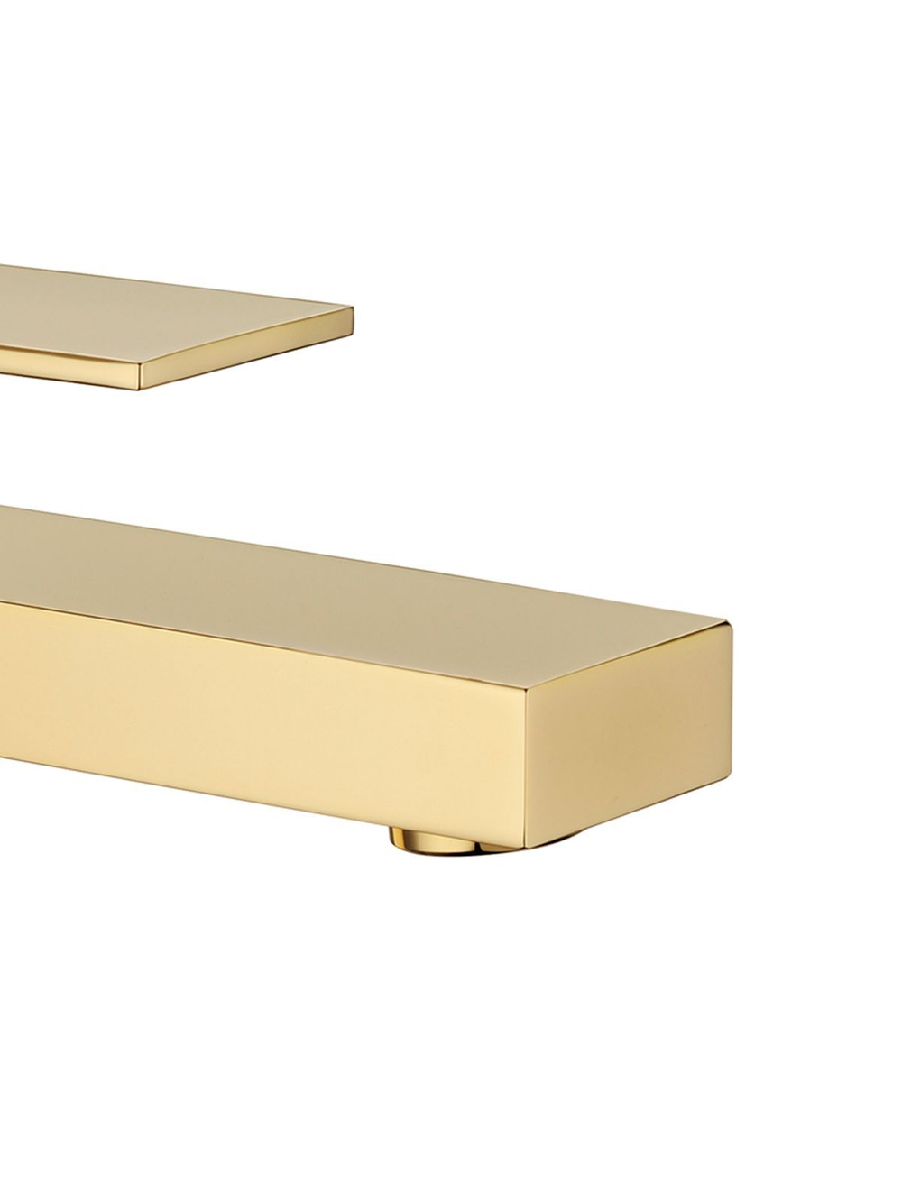 Смеситель для раковины и умывальника низкий из латуни "Grocenberg" (золото)