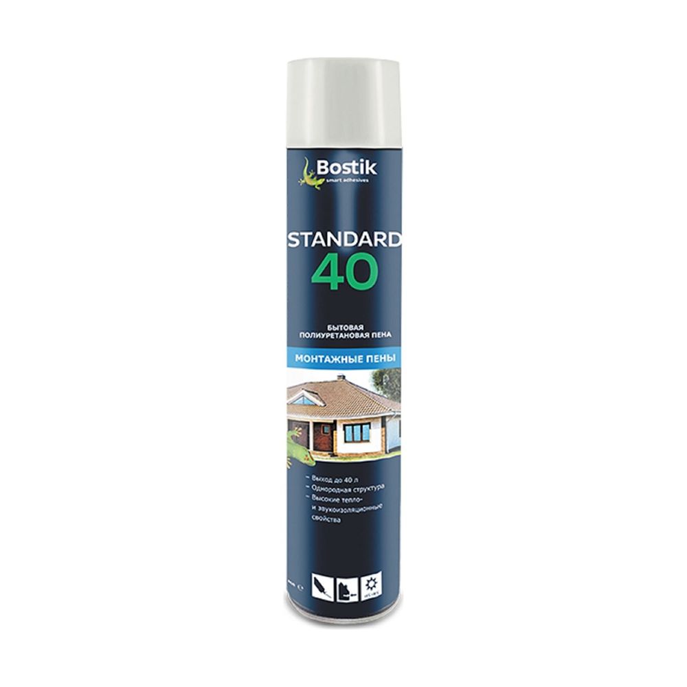 Пена стандартная Bostik Standard 40 500 мл. выход 40 л