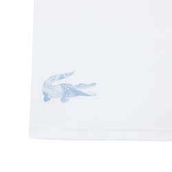 Мужское теннисное поло Lacoste Ultra Dry Colour-Block Sport - white/blue/navy blue