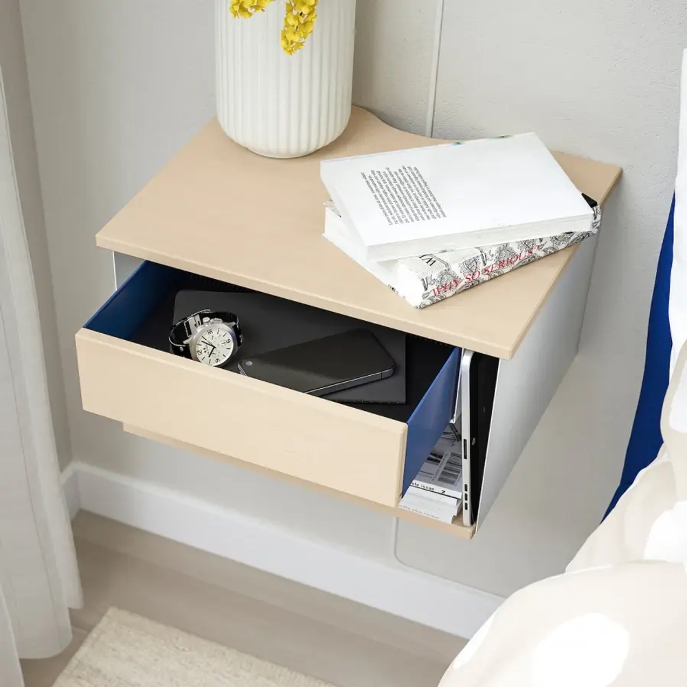 STOMSÖ Тумбочка прикрепленная к стене ИКЕА