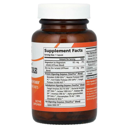 Pure Essence, Real-Zymes, Omnvore, 30 растительных капсул