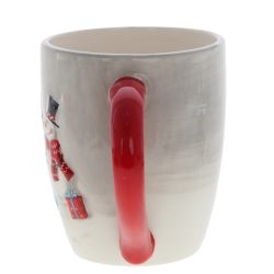 GAEM Кружка "Лесные снеговики",, 450 мл, L13 W9 H10,5 см