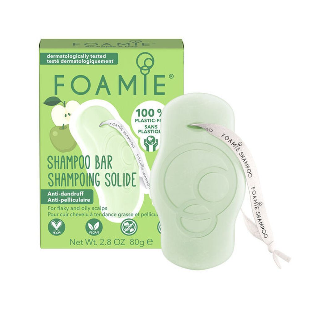 Твердый шампунь против перхоти FOAMIE Shampoo Bar An Apple A Day 80 гр