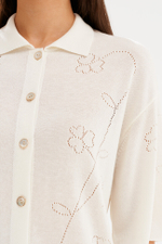 1991 Кардиган женский (молочный)