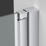 Душевая дверь Альфа (Alpha) VDP-3AL750MT , хром, стекло текстурное