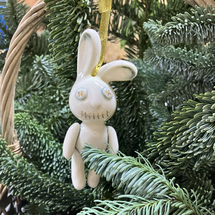 фарфоровая игрушка Good hare — Leoleo handmade