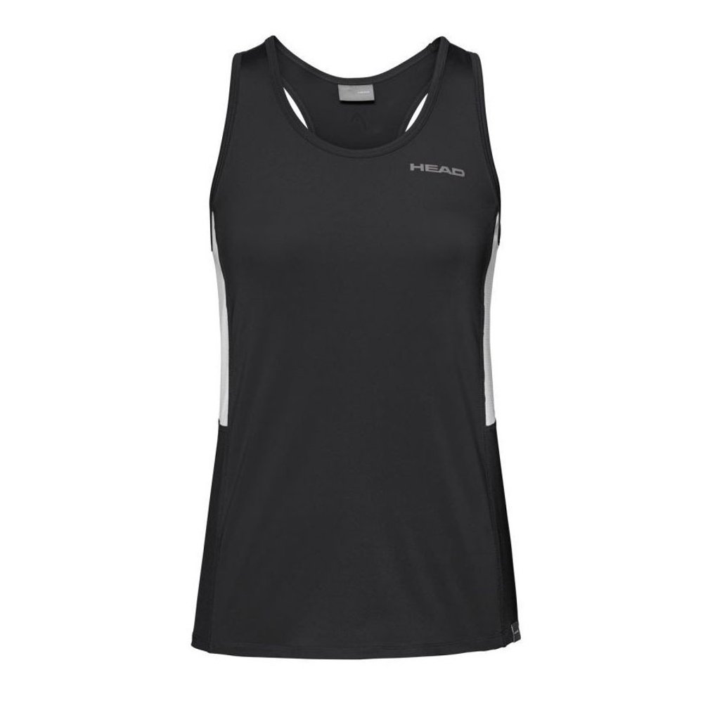 Майка женская HEAD Club Tank Top 814429-BK-XL, размер XL, черный