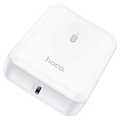 Внешний аккумулятор Hoco J96 Mini 5000mAh USB/Type-C/18.5W/2A (белый)