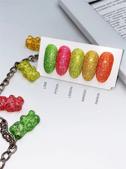 Гель-лак со светоотражающими частицами Lovely, оттенок драконьего фрукта, 7 ml