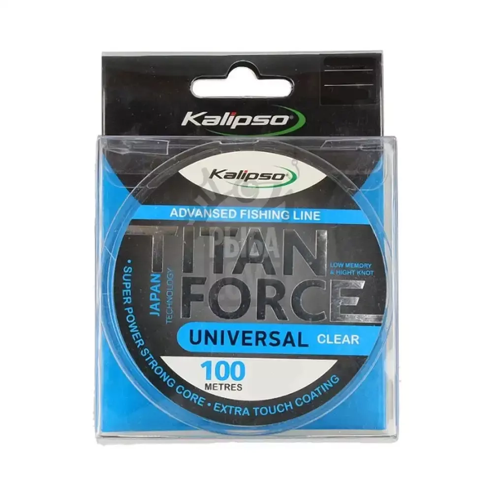 Леска Kalipso Titan Force Universal CL 100м 0.3-0.6мм