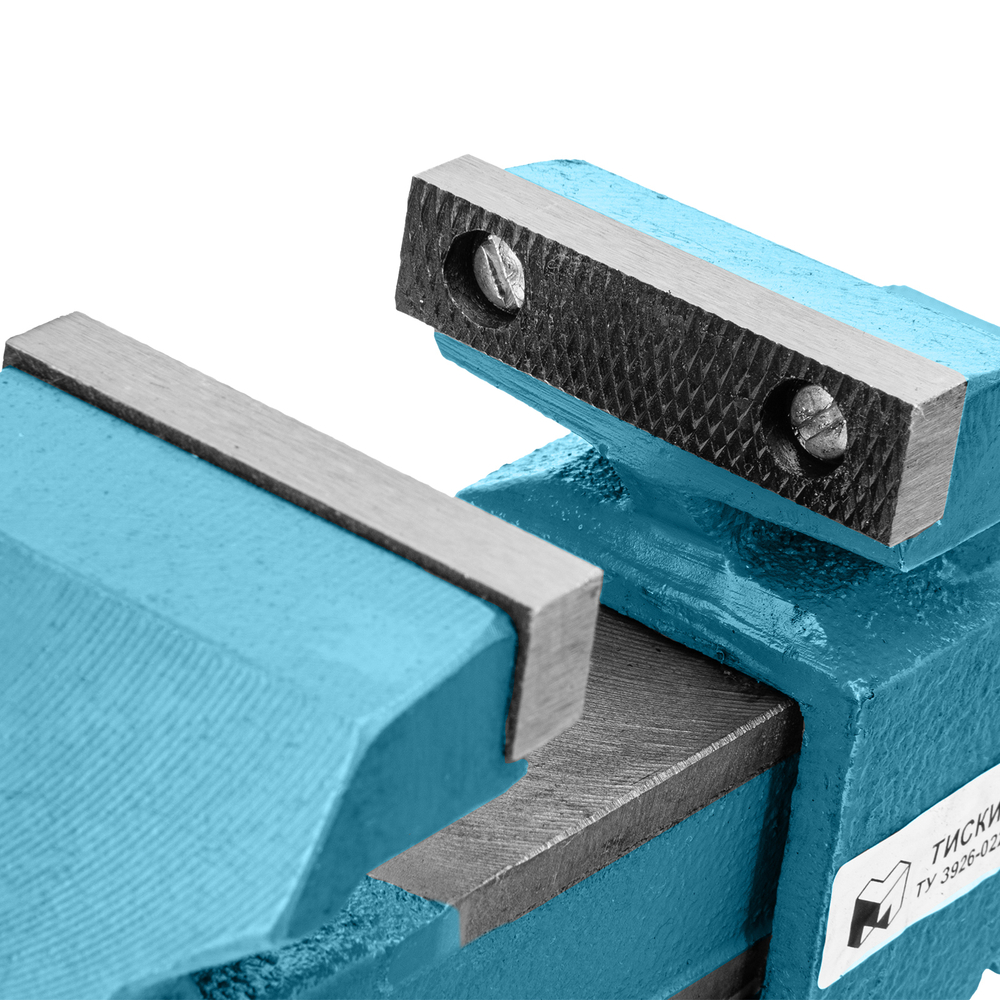 Тиски слесарные, 63 мм, крепление для стола, винтовой зажим (Глазов)