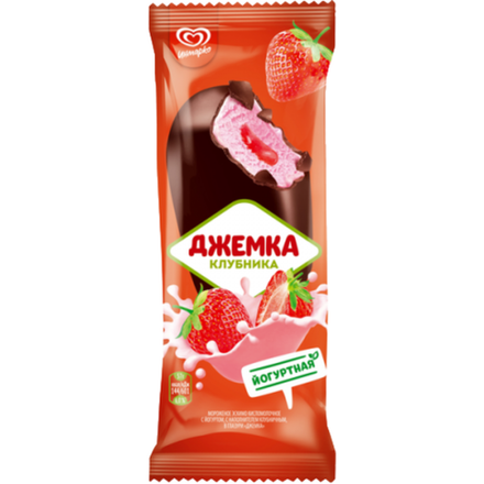 Мороженое Джемка клубника 80 гр