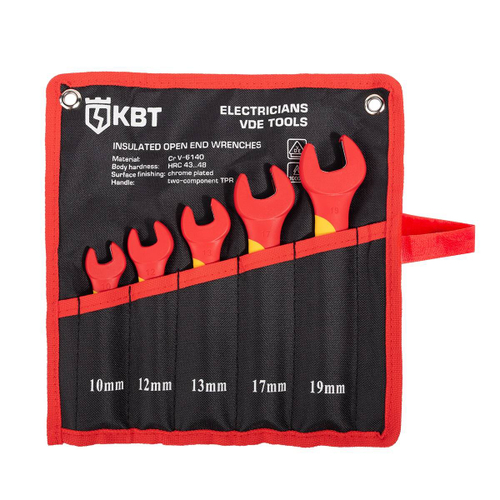 Набор диэлектрических однорожковых ключей НИК-Р-05 серия ПРОФИ КВТ