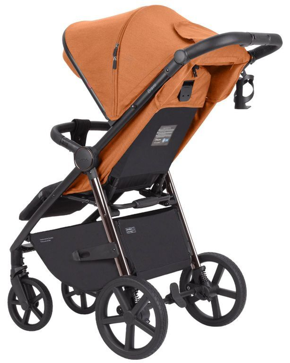 Коляска прогулочная Carrello Bravo Plus CRL-5515, Tango Orange