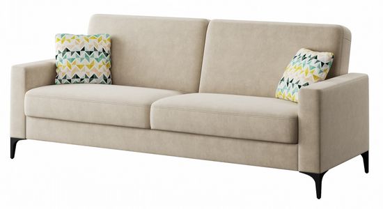 Диван-кровать Модель 047, Вивальди 4, Геометрия 69, велюр, прямой, книжка, венге