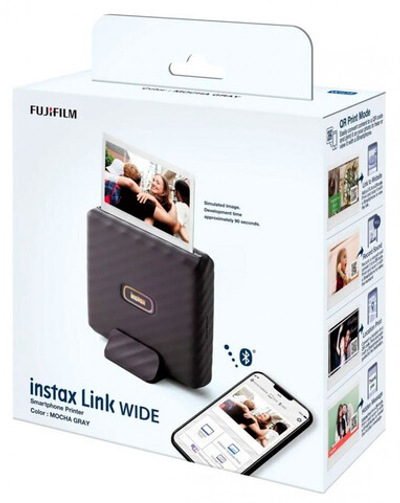 Фотопринтер Fujifilm Instax Link Wide Mocha Gray