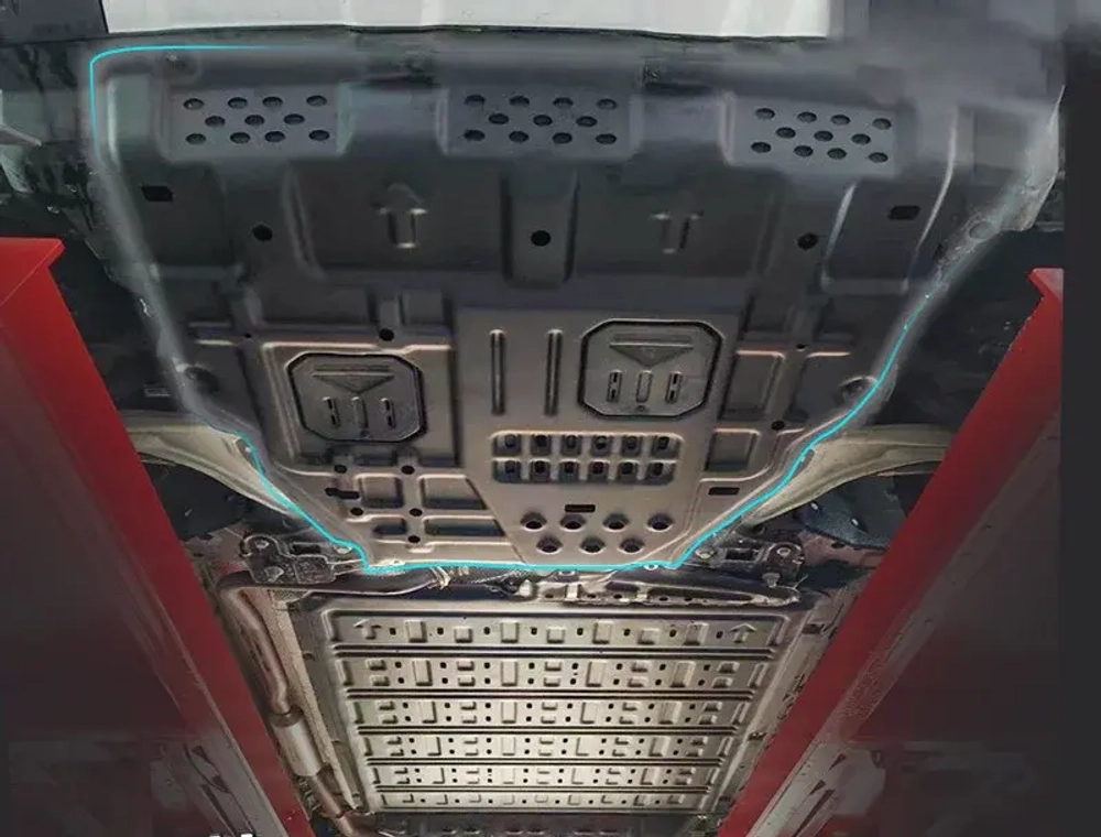 Защита днища для Changan Deepal G318 2024+ Чанган Защита картера двигателя