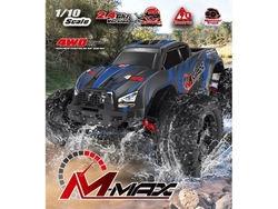 Радиоуправляемый монстр Remo Hobby MMAX Brushless 1/10 4WD с Li-Po аккумулятором, мощный и влагозащищенный, для активного отдыха