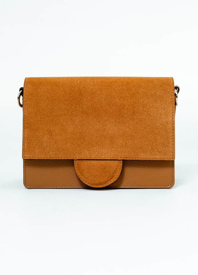 Сумка через плечо Deboro 30574 коричневый лист