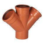 Крестовина одноплоскостная 110х110х110/45* ОРАНЖ наруж