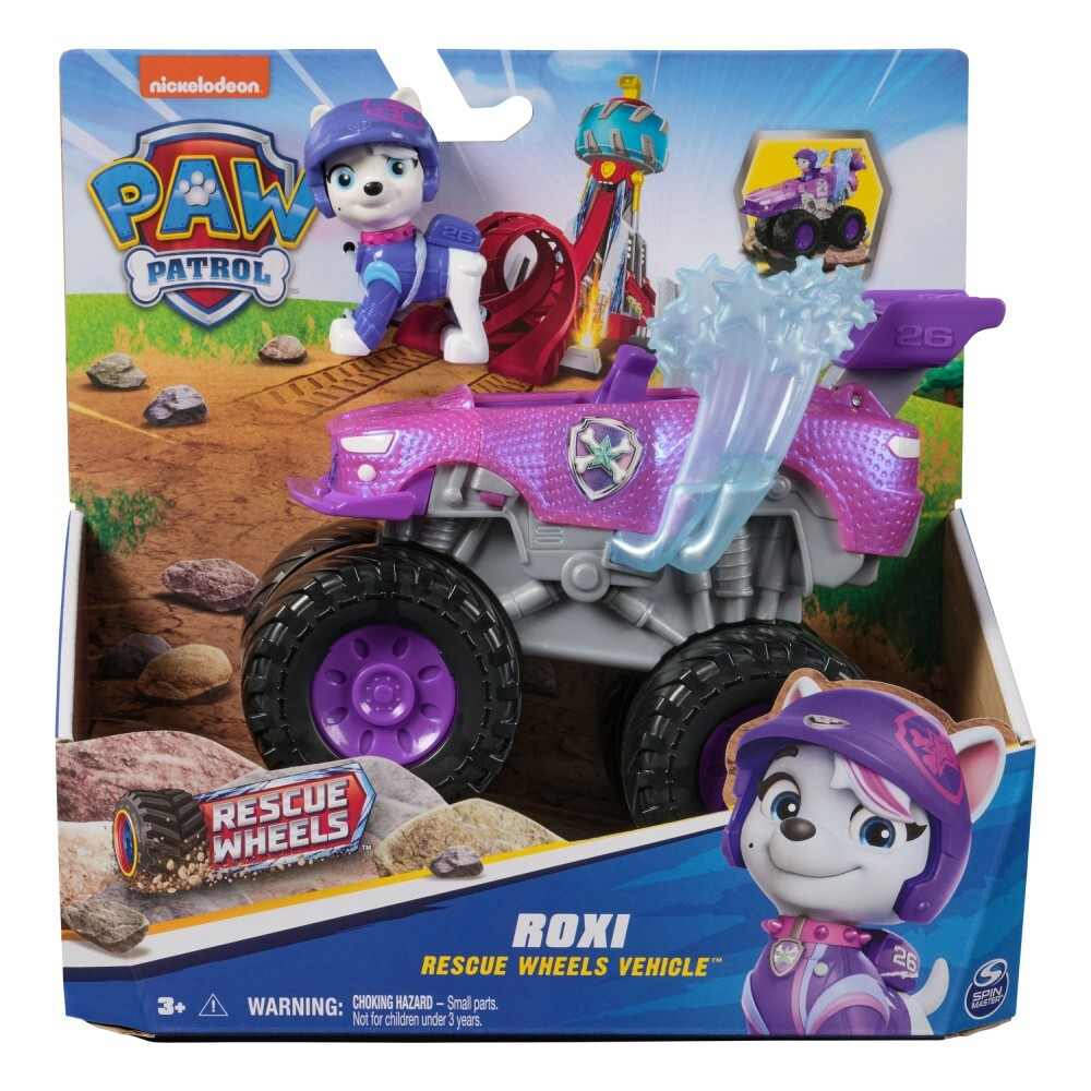 Psi Patrol - Roxi Rescue Wheels транспортное средство с трансформацией + фигурка собаки 20147352 / артикул   17776 6070222 20147352  / GTIN 681147019829