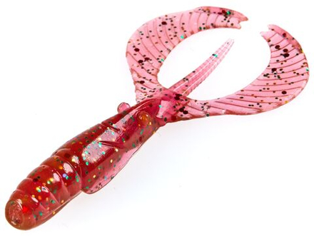 Мягкая приманка Lucky John Curly Shrimp 3in (76 мм), цвет S14, 10 шт.