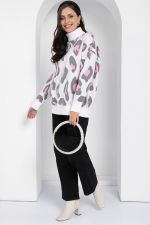 Джемпер Лоренсия (бело-розовый) Б12701-18 LT Collection