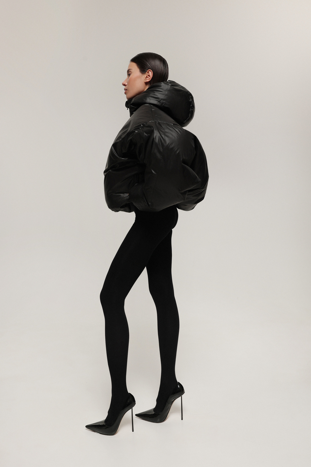 Пуховик укороченный