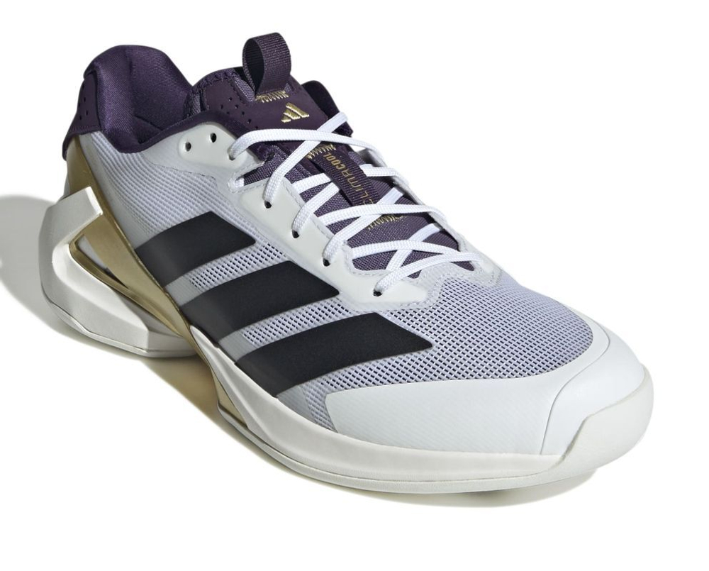 Мужские теннисные кроссовки Adidas Adizero Ubersonic 5 M NM - cloud white/core black/aurora plum