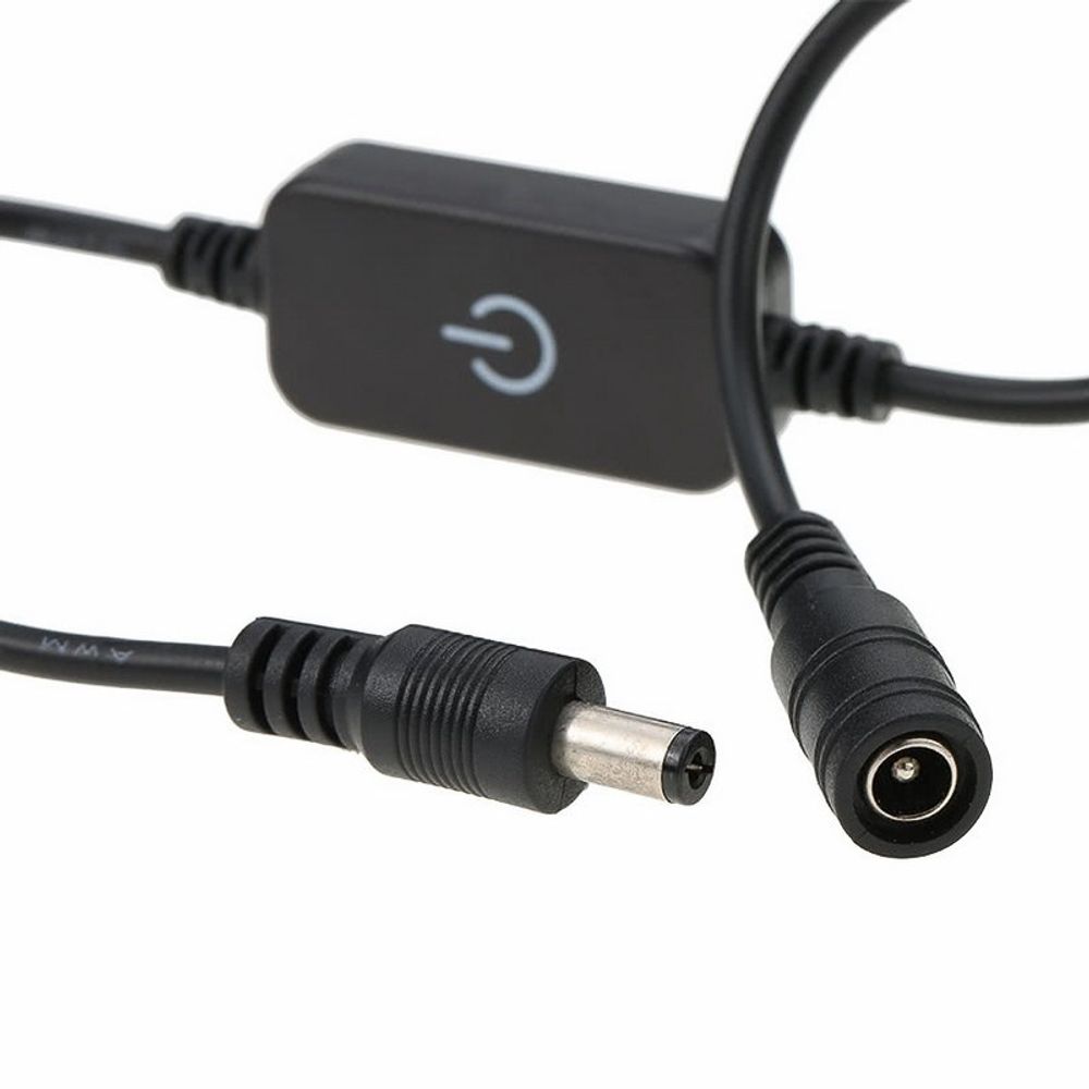 Сенсорный диммер/выключатель с коннектором 5,5х2,1 мм