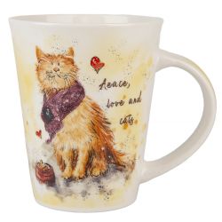 Кружка "Кошка" v=350 мл (min12) (транспортная упаковка)