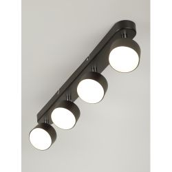 Светильник настенно-потолочный спот Rivoli   7079-704 4хGX53 15 Вт поворотный