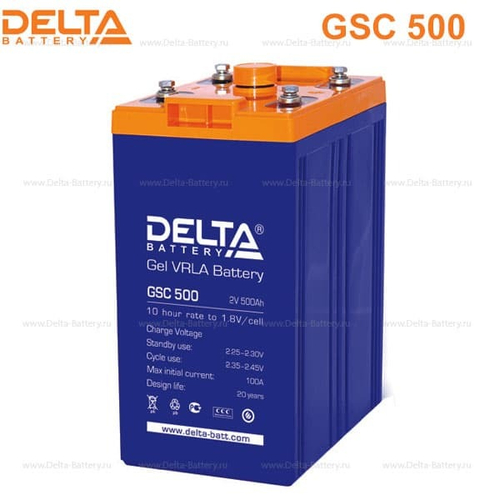 Аккумуляторная батарея Delta GSC 500 (2V / 500Ah)