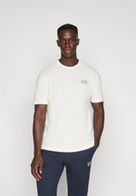 EA7 Emporio Armani TENNIS CLUB - Базовая футболка - сахарный напиток/молоко
