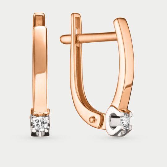 Серьги с брилл