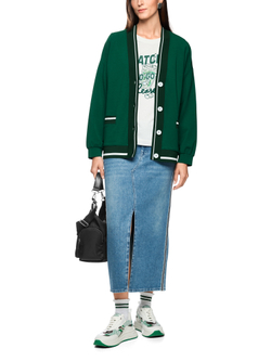 Кардиган из хлопка и модала