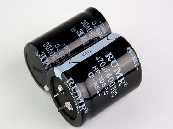 Конденсатор электролитический 470мкФ 400в 105°С HP / 35х45 / RUME