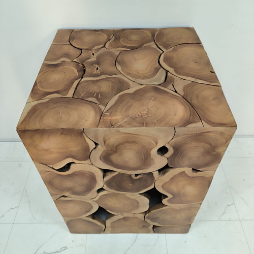 Стол из корня тикового дерева 50128 Викал (60*60*80)