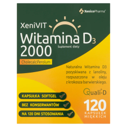 XeniVIT Витамин D 2000 - 120 капсул