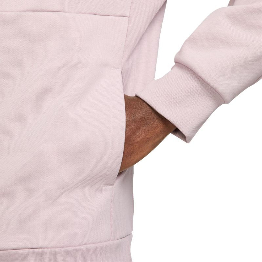 Мужская теннисная кофта Nike Court Fleece Tennis Hoodie - platinum violet/barely volt