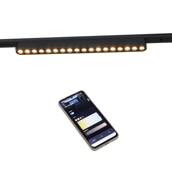 13002-9.3-001UR magnetic LED16W BK CCT+SMART