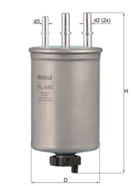 MAHLE - KL446-MAH - Fuel Filter