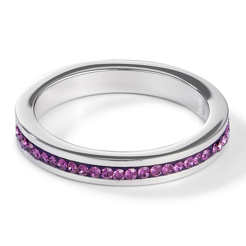 Кольцо Coeur de Lion Amethyst-Silver 16.5 мм 0129/40-0843 52