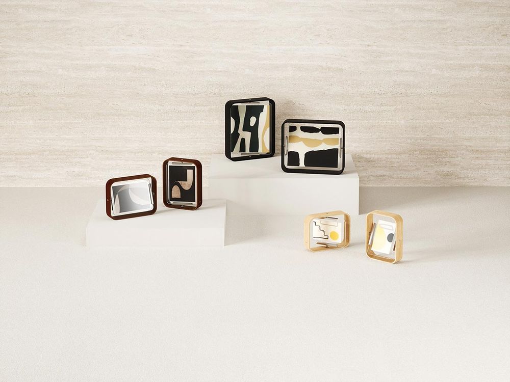 Фоторамка двусторонняя Bellwood, 16х22 см, состаренный орех